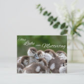 Alles Liebe zum Muttertag Postkarte (Stehend Vorderseite)
