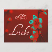 Alles Liebe zum Muttertag! Postkarte (Vorderseite)