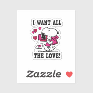Alles Liebe zum Valentinstag Aufkleber