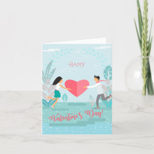 Alles Liebe zum Valentinstag "Die Liebe liegt in d Feiertagskarte