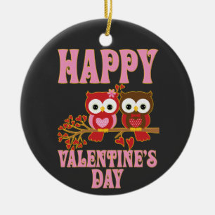 Alles Liebe zum Valentinstag Keramik Ornament