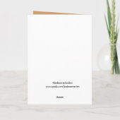 alles liebe zum Vatertag deutscher glücklicher Karte (Rückseite)