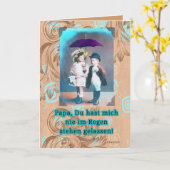 alles liebe zum Vatertag deutscher glücklicher Karte (Gelbe Blume)