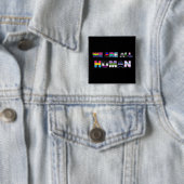Alles menschliche Schwarze Button (Beispiel)
