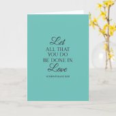Alles mit dem Liebe-Angebot machen Karte (Gelbe Blume)