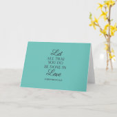 Alles mit dem Liebe-Angebot machen Karte (Gelbe Blume)