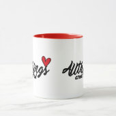 Alles mit Herz Geschaffenes Tasse (Zentrum)