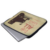 Alles mit Liebe Laptopschutzhülle (Vorne Knopf)