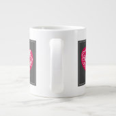Alles mit Liebe Rot machen Jumbo-Tasse (Rückseite)