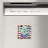 Alles mit Liebe würzen Zitat Magnet (In Situ (Geschirrspüler))
