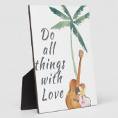 Alles mit tropischer Liebe Fotoplatte (Seite)