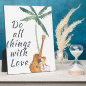 Alles mit tropischer Liebe Fotoplatte (Seite)