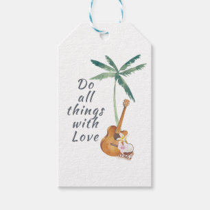 Alles mit tropischer Liebe Geschenkanhänger