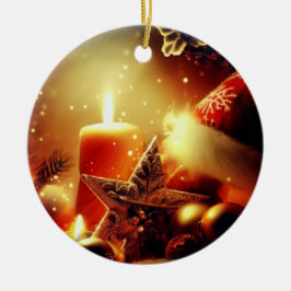 Alles Möbel für Weihnachtskerzen Keramik Ornament