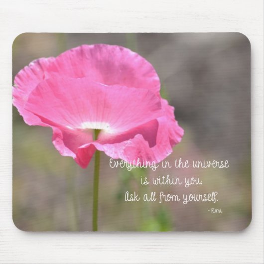 Alles Mohn Mousepad (Vorne)