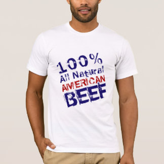 Alles natürliche amerikanische Rindfleisch T-Shirt