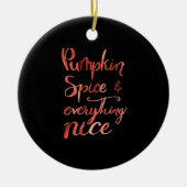 Alles Nice Pumpkin Funny Herbst Keramik Ornament (Vorne)