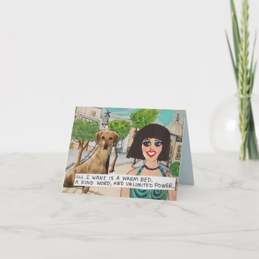 alles notecard-, das ich wirklich will, ist ein karte (Vorderseite)