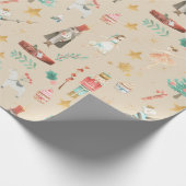 Alles Nutcracker Weihnachtsneutrale Beige Geschenkpapier (Ecke)