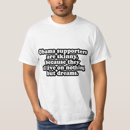 ALLES OBAMAS ANHÄNGER LEBEN AUF TRÄUMEN T-Shirt (Vorderseite)