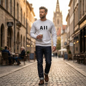 "Alles oder Nichts" Lustige Inspirierende Mathe-Ty Sweatshirt