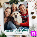 Alles Personalisiertes, modernes Foto Magnet<br><div class="desc">Mit unseren Urlaubskarten, die sich perfekt für fröhliche und fröhliche Ferien in dieser Saison eignen! Unser einfaches und modernes Design zeichnet sich durch den Begriff "Merry Everything Happy Always" in einem kühlen und festlichen Schriftart aus. Die Karte ist so konzipiert, dass sie ein Familienbild präsentiert, was es zu einer großartigen...</div>