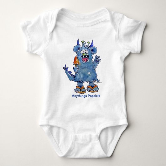 Alles Popsights Funny Monster Baby T Shirt (Vorderseite)