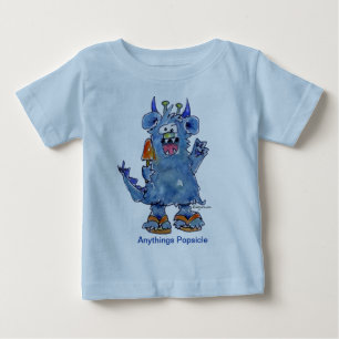 Alles Popsights Funny Monster Baby T Shirt