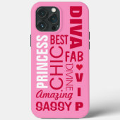 "Alles Prinzessin.." Case-Mate iPhone Hülle (Rückseite)