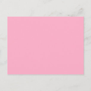 Alles Rosa außer Farbpinke Postkarte
