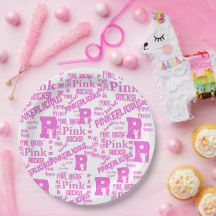 ALLES ROSA  PAPPTELLER