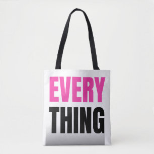 Alles Rosa-Tragetasche Trendige Statement-Traget Tasche