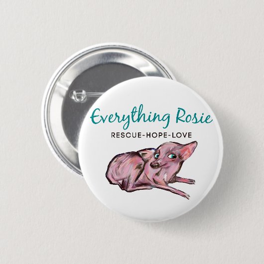 Alles Rosie Knopf Button (Vorne & Hinten)