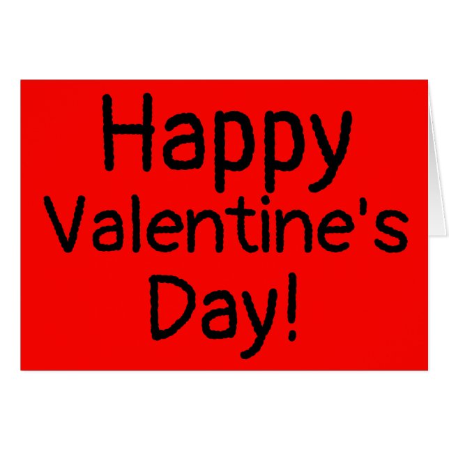 Alles Rote Karte zum Valentinstag (Vorderseite (Horizontal))