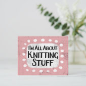 Alles rund um das Knittern von Stuff Grußkarte Karte (Stehend Vorderseite)