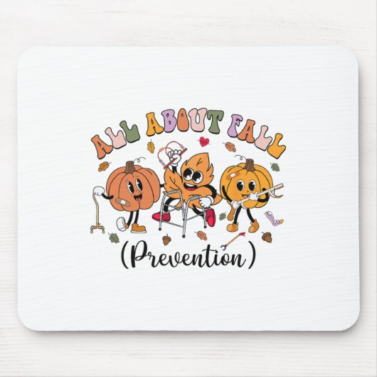 Alles rund um die Herbstprävention Erntedank Fall  Mousepad (Vorne)