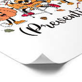 Alles rund um die Herbstprävention Erntedank Fall  Poster (Ecke)