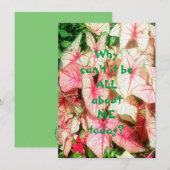 Alles rund um mich - Flat Greycard (Vorne/Hinten)