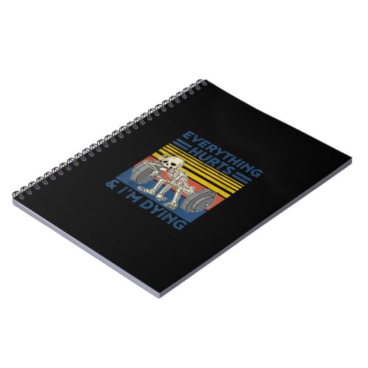 Alles schadet Weightlift Ness Gym Geschenk Notizblock (Linke Seite)