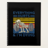 Alles schadet Weightlift Ness Gym Geschenk Planer (Vorderseite)