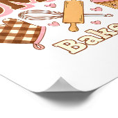 Alles schmeckt besser, wenn Oma es backt Mutter Poster (Ecke)