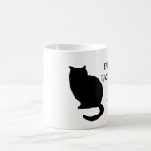 Alles schmeckt mit der Katzen-Haar-Tasse besser Kaffeetasse (Mittel)