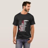 Alles schneller als 911 US-Flag Gun for T-Shirt (Vorne ganz)