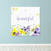 Alles schön - ECC 3:11 Leinwanddruck (Insitu (Holzboden))