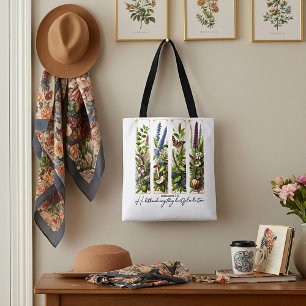 Alles schön zu seiner Zeit botanisch Tasche