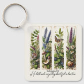 Alles Schöne in Seiner Zeit botanisch Schlüsselanhänger (Vorderseite)