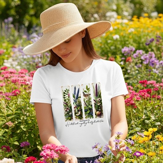 Alles Schöne in Seiner Zeit botanisch T-Shirt