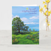 Alles Schöne Inspiration Grußkarte Karte (Gelbe Blume)