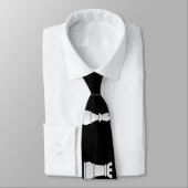 Alles schwarze Weiß, Schachstücke Krawatte (Gebunden)