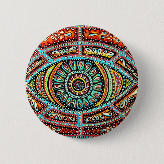 Alles sehende Auge Button (Vorderseite)
